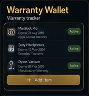 Warranty Wallet app thumbnail