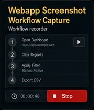 Webapp Screenshot Workflow Capture app thumbnail